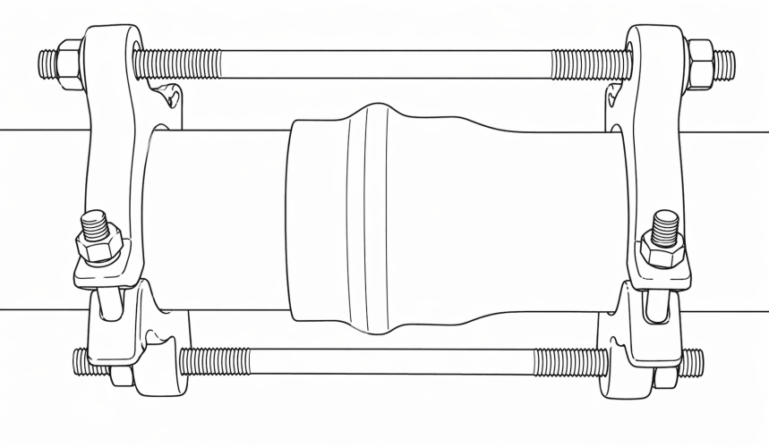 Restraint coupling line